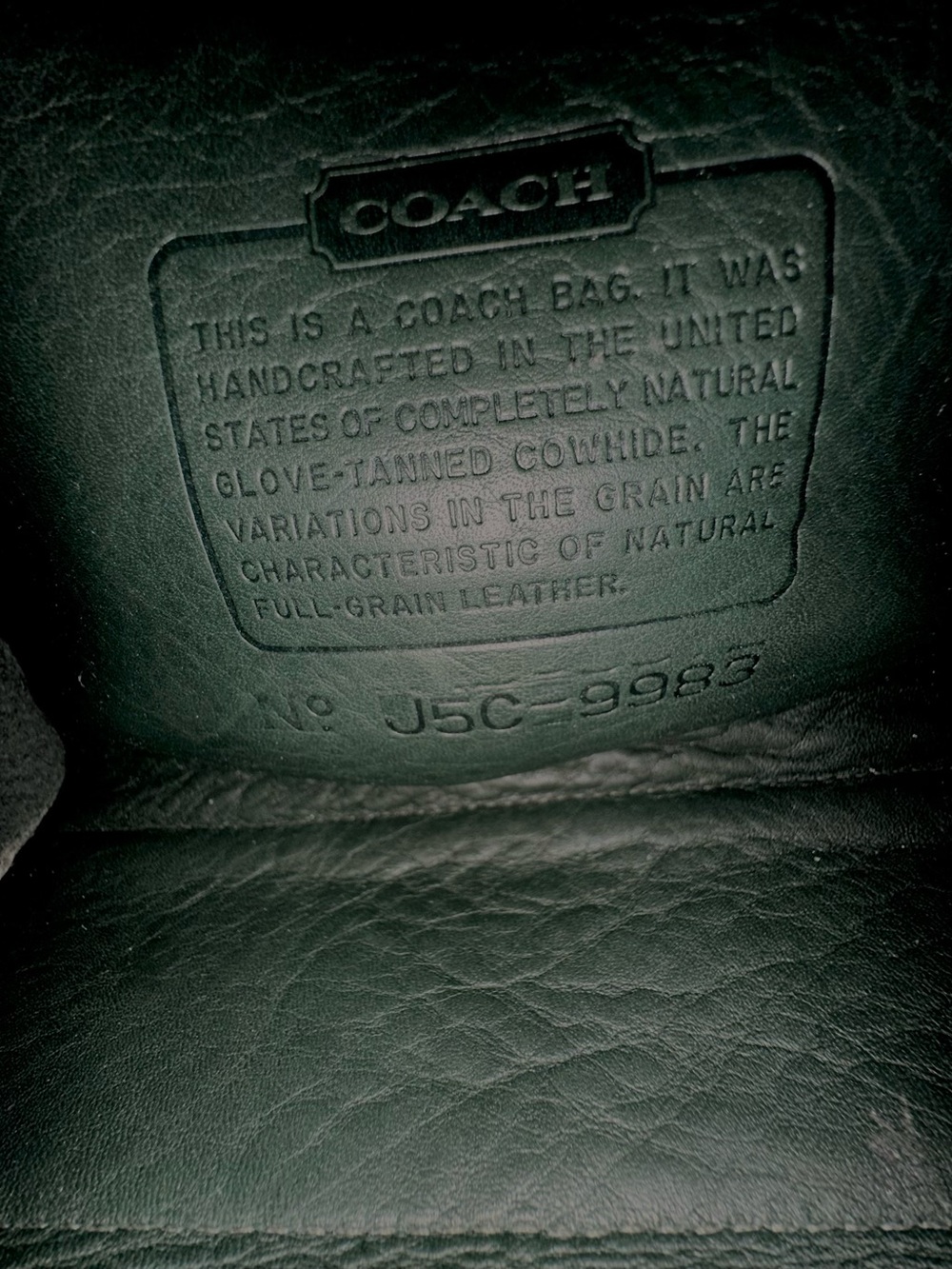 🔥 RARE COACH Bottle Green REGINA Bag | NWT - Picture 16 of 17